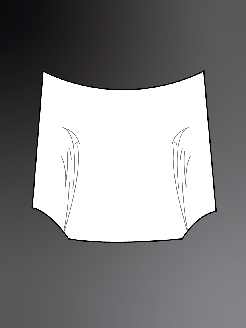 Gothic style bonnet stickers